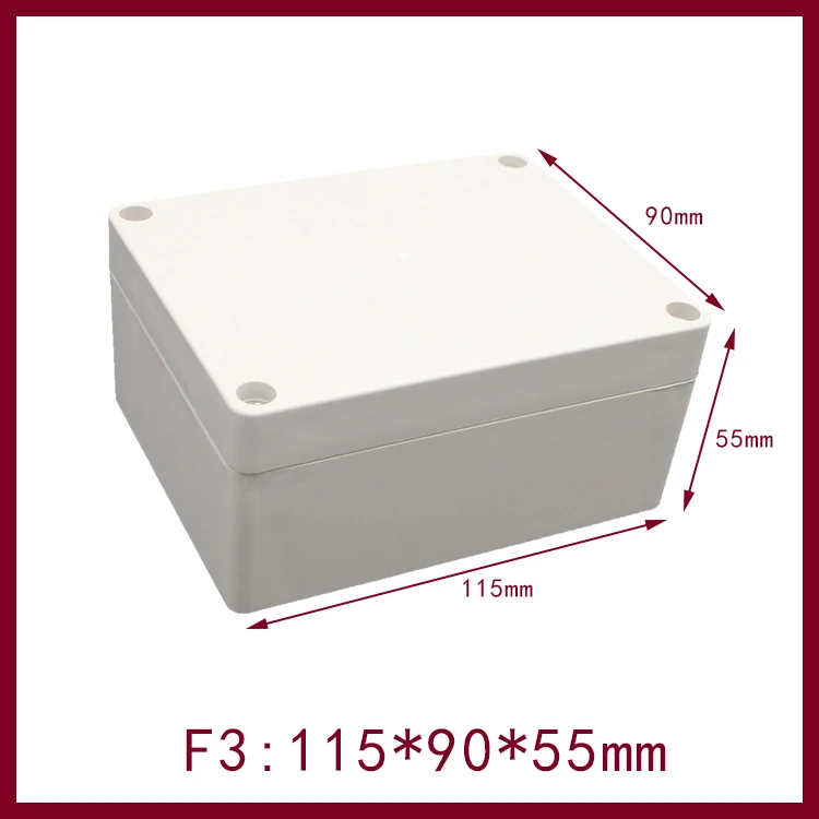 115*90*55mm custodia impermeabile per esterni scatola di plastica custodia per progetti elettronici custodia per scatola di giunzione impermeabile per strumenti