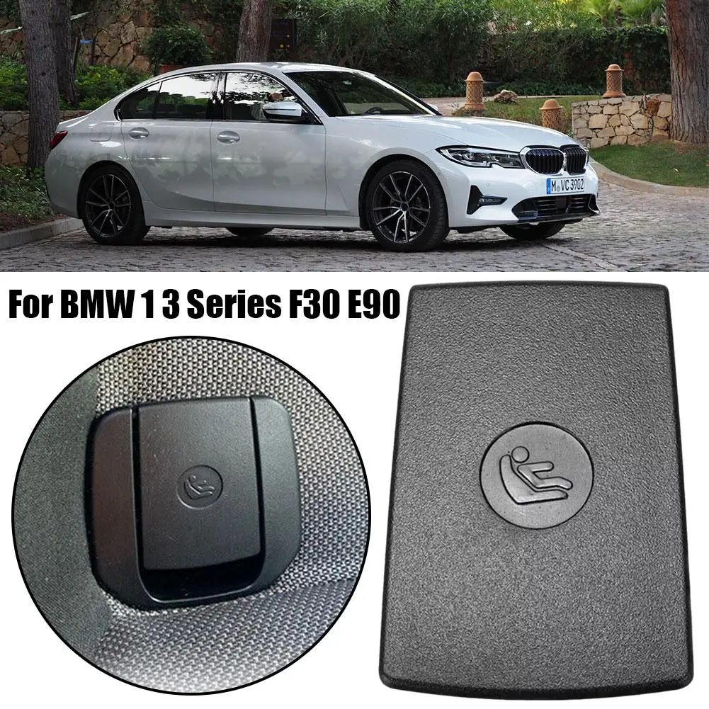 

52207319686 Black Beige Car Rear Child Seat Fixing ISOFix Cover For BMW 1 3 Series F30 F31 F20 F21 F22 F80 M3 F34 X1 E84 E9 T0U5