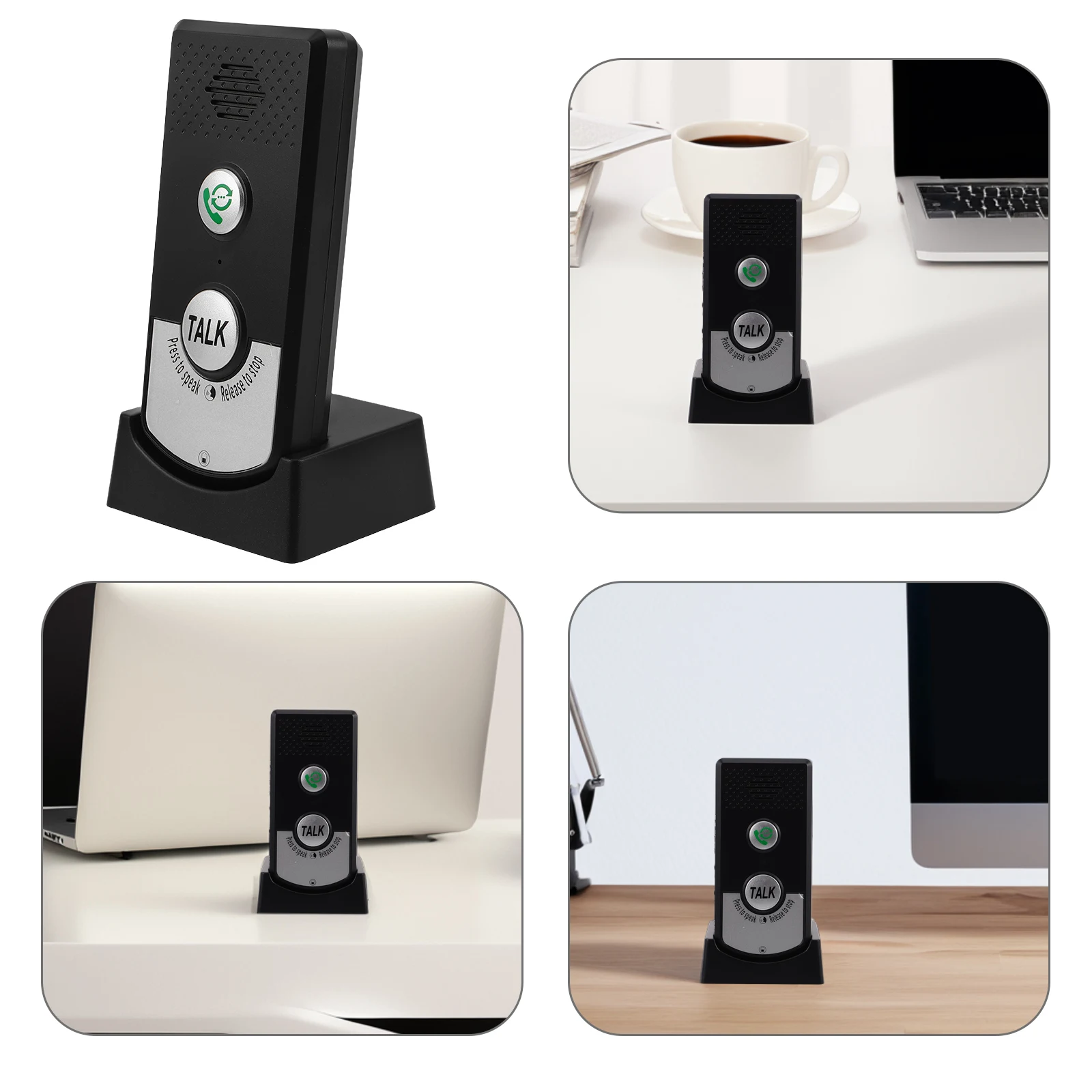 

Wireless Office Home Pager Elderly Caregiver Call Button Voice Monitor For Home And Office