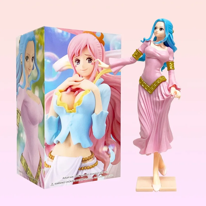 

Hot New Anime One Piece Girl Nefeltari Vivi Poseidon Figure Toys PVC Glitter Glamours Action Figurine Model Collector Gift