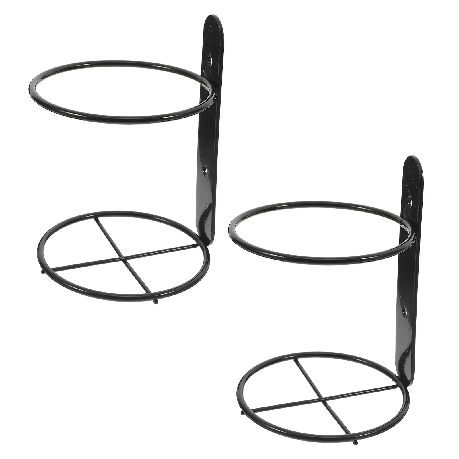 2Pcs Wall Wine Rack Single Bottle Holder Heavy Duty Metal Construction for Home Bar Hotel Restaurant Wine Display