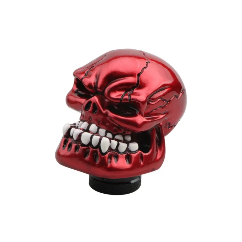 Skull Shape Head shift knob Car Accessories Decoration Car Manual Gear Stick Shifter Lever Knob