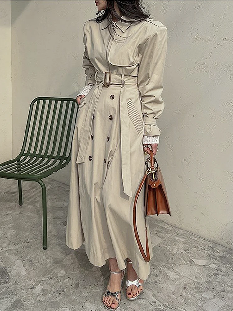 Chic British Style Short Coat with Stand Collar And Waist Cinching A-Line  Skirt Set for Women Autumn Fashion Outfit