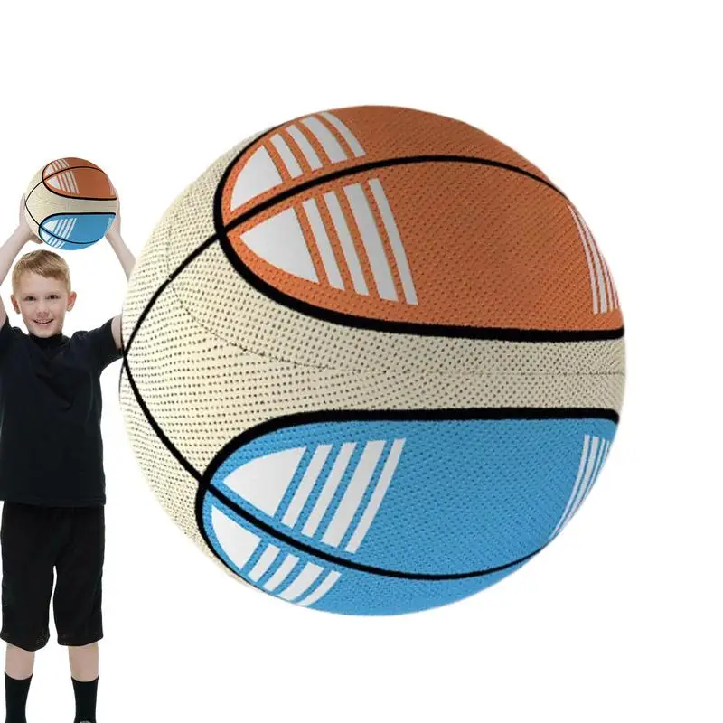 

Soundless Basketball Indoor Silent Ball Shock Absorption Sponge Ball Foam Toy For Teens Adults Team School Bedroom Home
