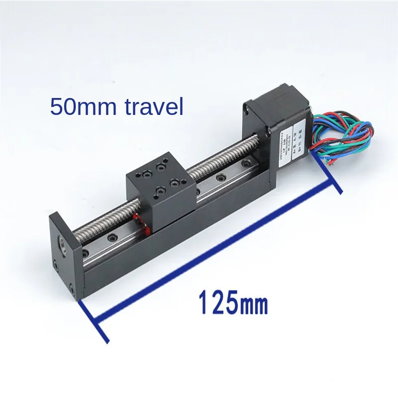 

Micro precision 28 linear stepper motor guide rail slide rail workbench T-shaped screw guide rail electric slide rail module