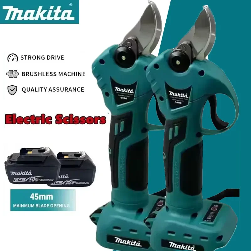 

Makita Professional 18V Cordless Electrician Scissors Pruning Shears Cutter with Battery Wireless Garden Pruner Tool