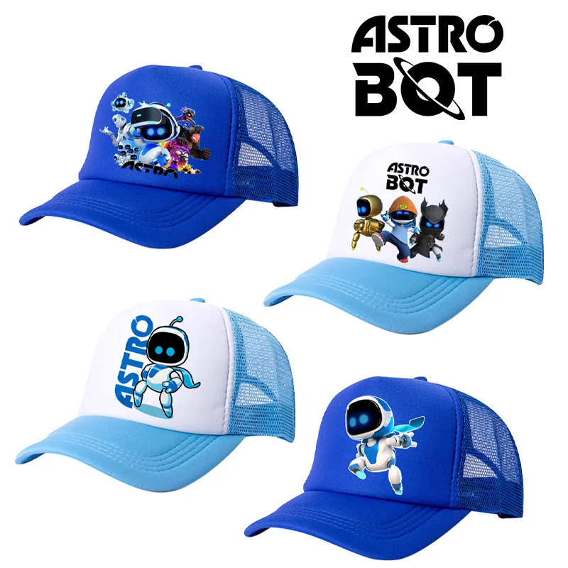 

AstroBots Kids Baseball Caps Boys Casuals Hat Game Cartoon Child Sports SunHat Adult Adjustable Peaked Cap Bonnet Birthday Gift
