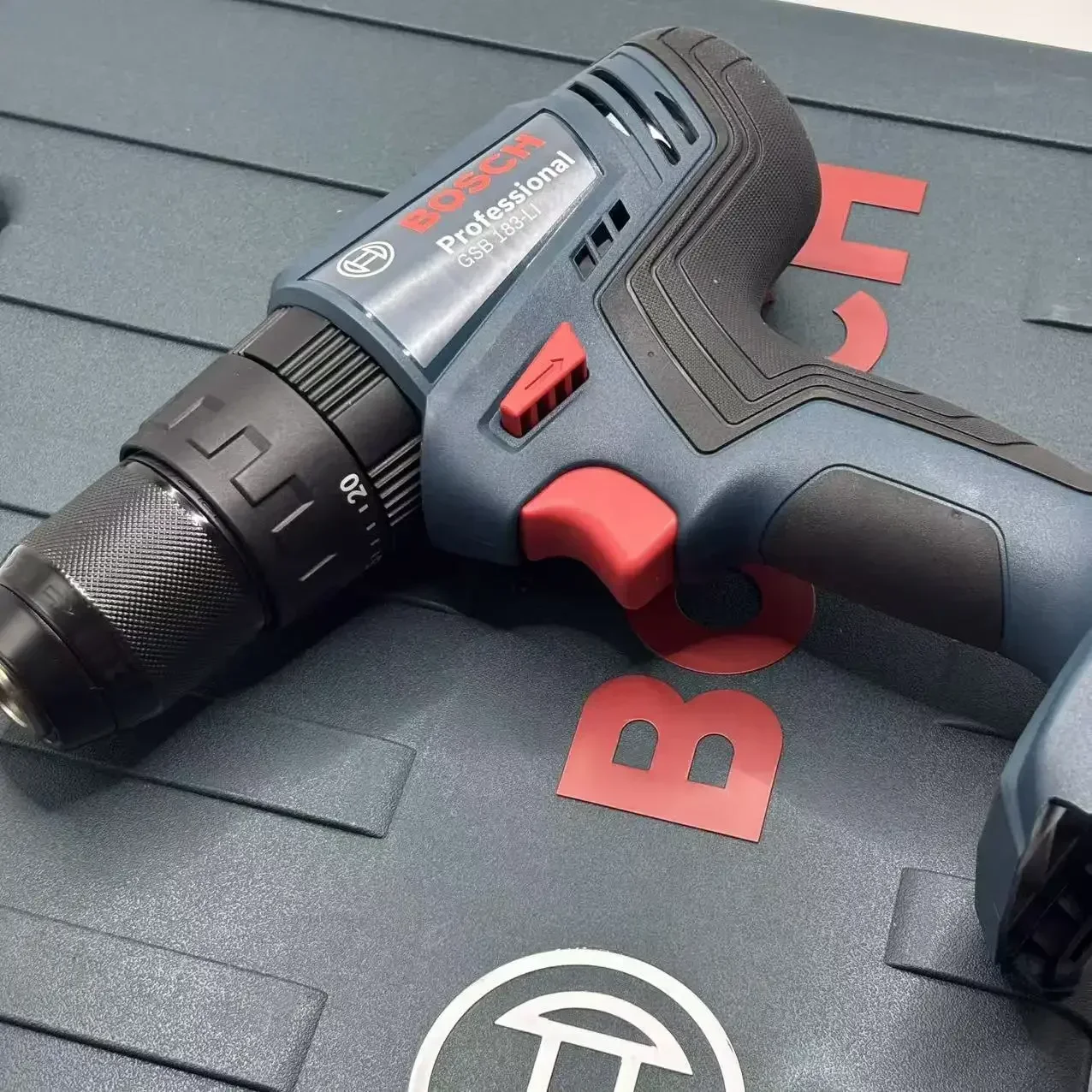 Bosch GSB 183-LI 18V Brushless Impact Drill 56Nm Cordless Electric Screwdriver for Wood Metal