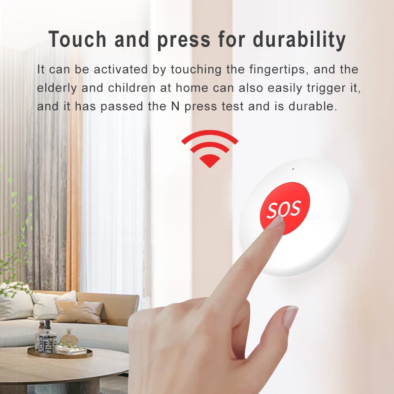 Smart Tuya ZigBee SOS Sensor The Elderly Children Wireless Emergency Alarm Button Safe Guard Smart Life App Remote Control