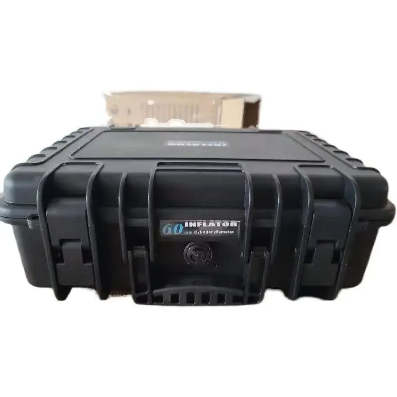 High Power Dual Cylinder Car air Compressor Tire Pump Truck or Motorcycle air Inflator with LED Light