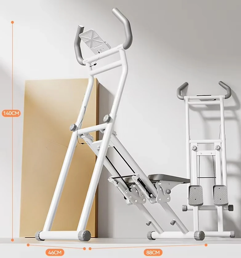 Foldable Stair Climber Exercise Machine for Home Use Aerobic Fitness 3 Level Height Adjustment Suitable for Home Fitness