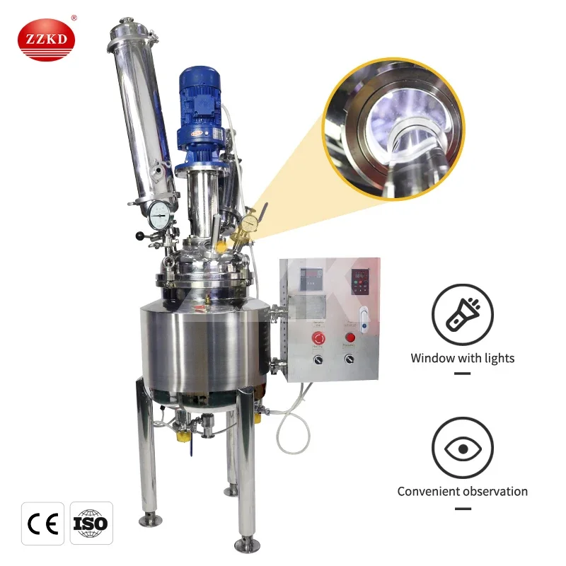 Lab 20L Chemical Reactor Stainless Steel Reactor