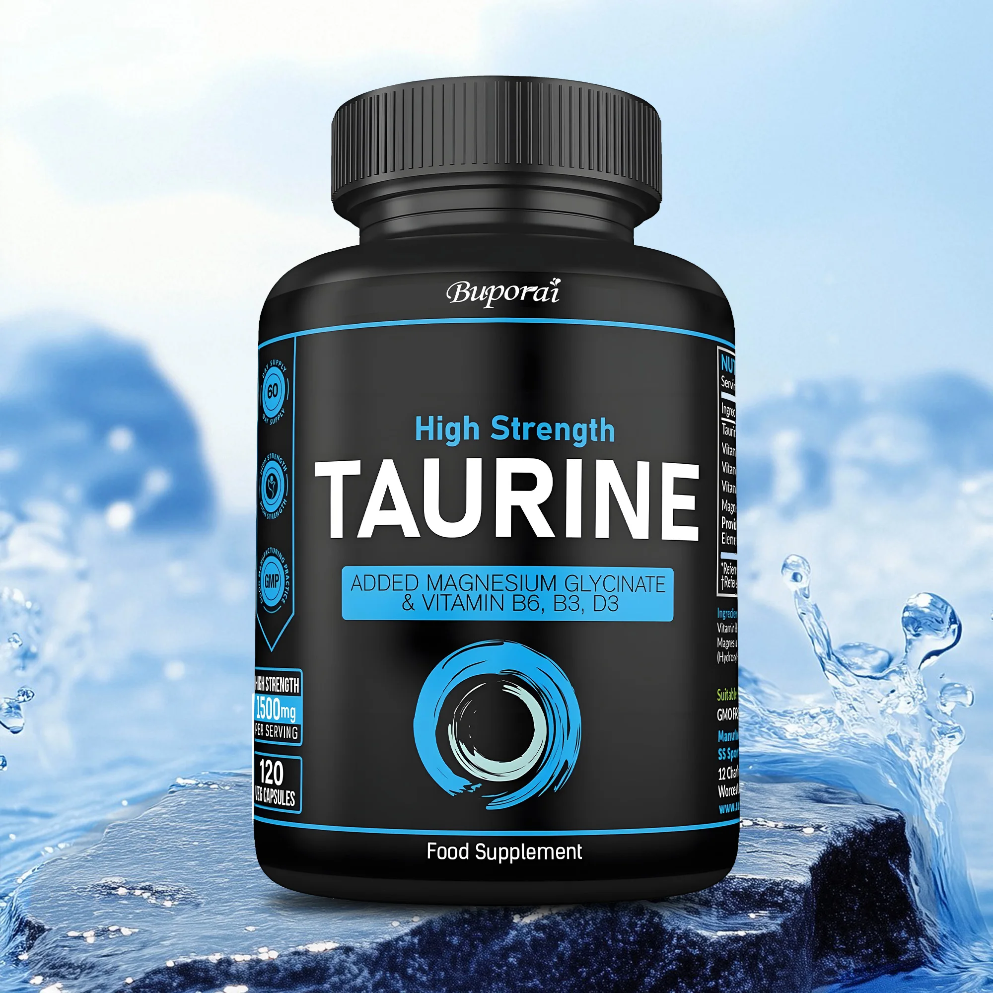 

Добавка Taurine 1500 мг — способствует энергетическому метаболизму, снимает усталость и повышает функции мышц, поддерживает иммунитетную систему.