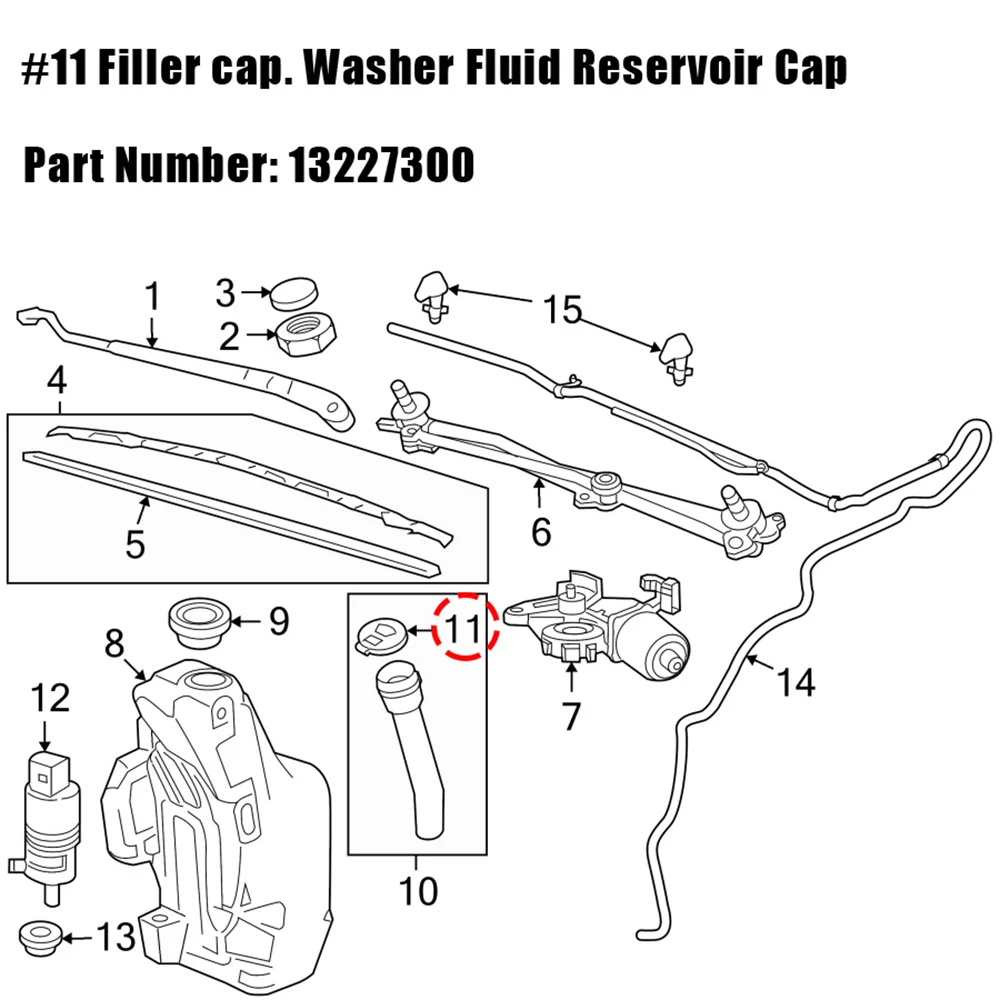 Windshield Wiper Washer Fluid Reservoir Tank Bottle Cap Cover For Ravon R2 2009 2010 2011 2012 2013 2014 2015 2016 2018 -2022