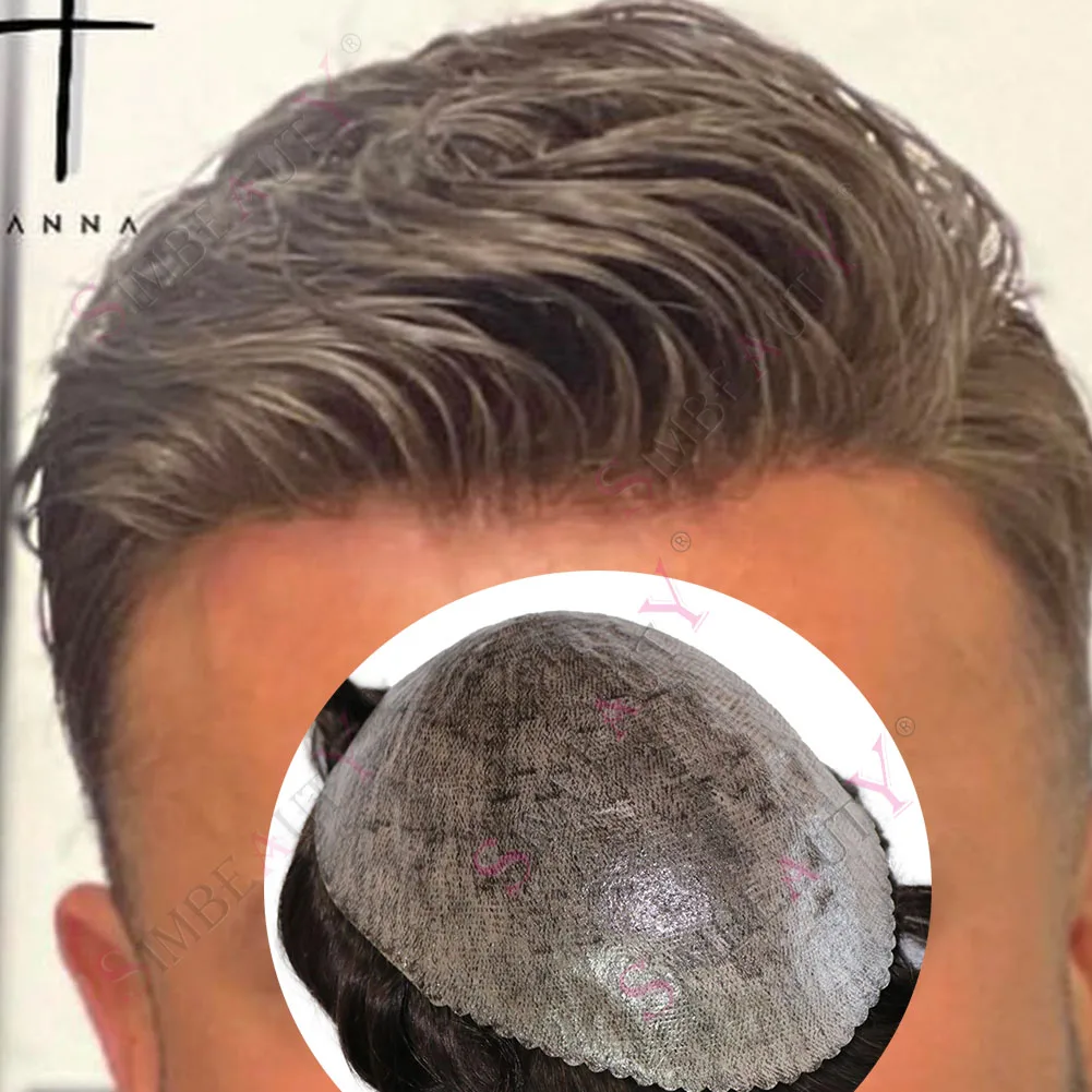 

Натуральная линия роста волос # 5, коричневые, блондинки, прочные, полностью тонкие, с микрокожей, невидимые мужские парики, человеческие волосы, серые, черные мужские парики, шиньоны