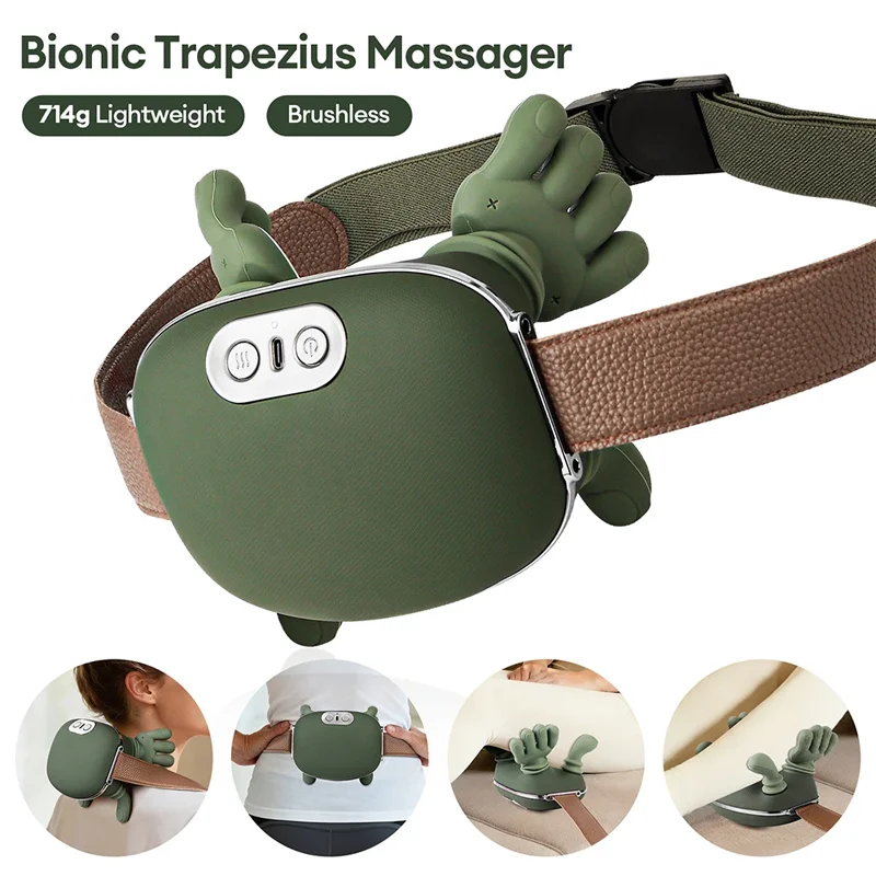 Masseur 4D à pétrissage et massage simulé des mains, appareil de massage multifonctionnel, instrument de massage électrique portable