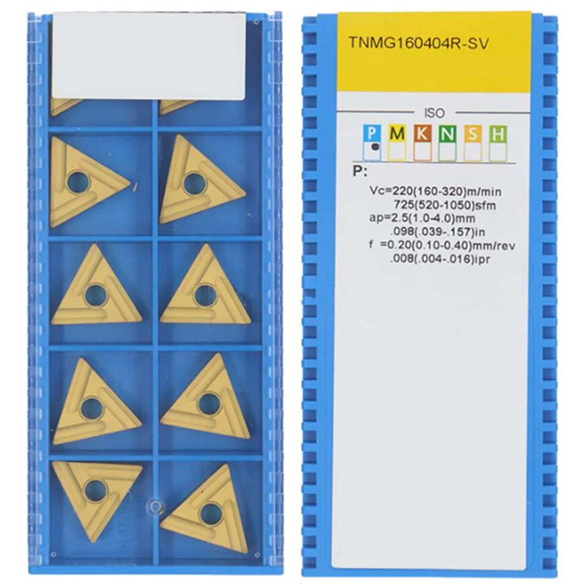 TNMG160404R-SV GP1115/TNMG160404R-SV GP1120/TNMG160404R-SV GP1225 TNMG160404R-SV TNMG331 باستخدام الحاسب الآلي كربيد إدراج 10 قطعة/صندوق
