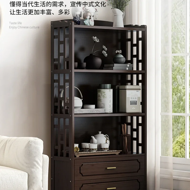 

Tea Stand Antique Shelf Solid Wood Chinese Tea Set Stand Room Shelf New Chinese Style Stand