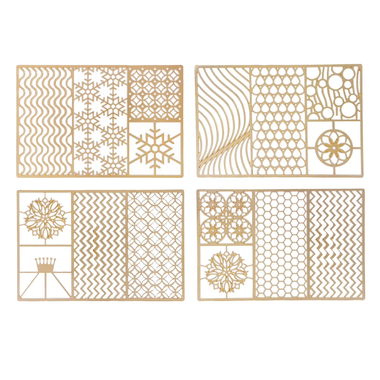 

Ice Design Tray Copper DIY Ice Cube Stamp Plate Bartender Accessories For Home Gatherings Cocktails Whiskey Bourbon Lovers