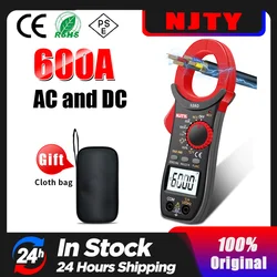 Digital Clamp Meter DC/AC Volt Amp Ohm Diode Multimeter Ammeter Multitester Current Voltage Resistance Tester NCV NJTY 3266TA