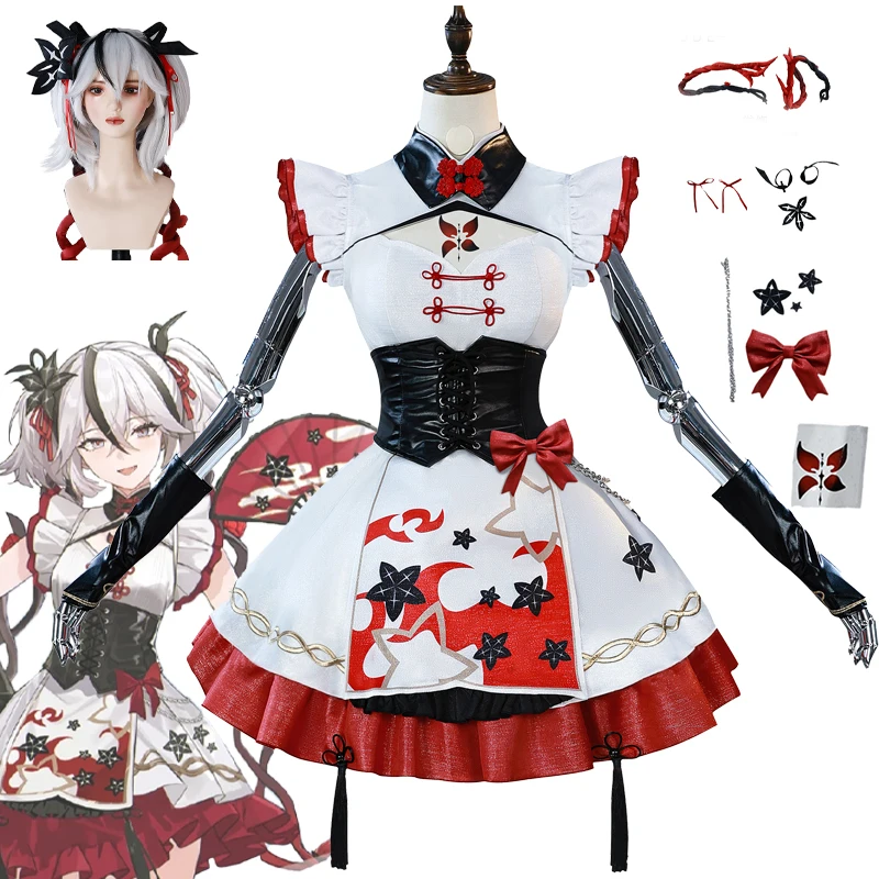 

Game Wuthering Waves Cosplay Costume Camellya West Lake Chun Sweet Dress Uniform Full Sets Anime Carnival Party Comic Con Women