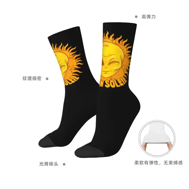 Calzini Personalizzati JUL per Uomo e Donna, Calzini Caldi alla Moda con Motivi Musicali e Rapper Francesi