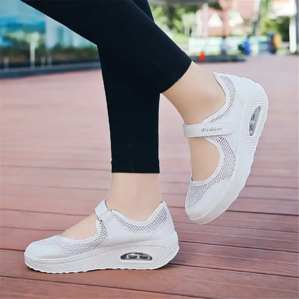 

Size 43 Mesh Short Boot Flats Fuchsia Sneakers Shoes Woman Size 43 Sport Gym Sapateni Outings Foot-wear Novelty
