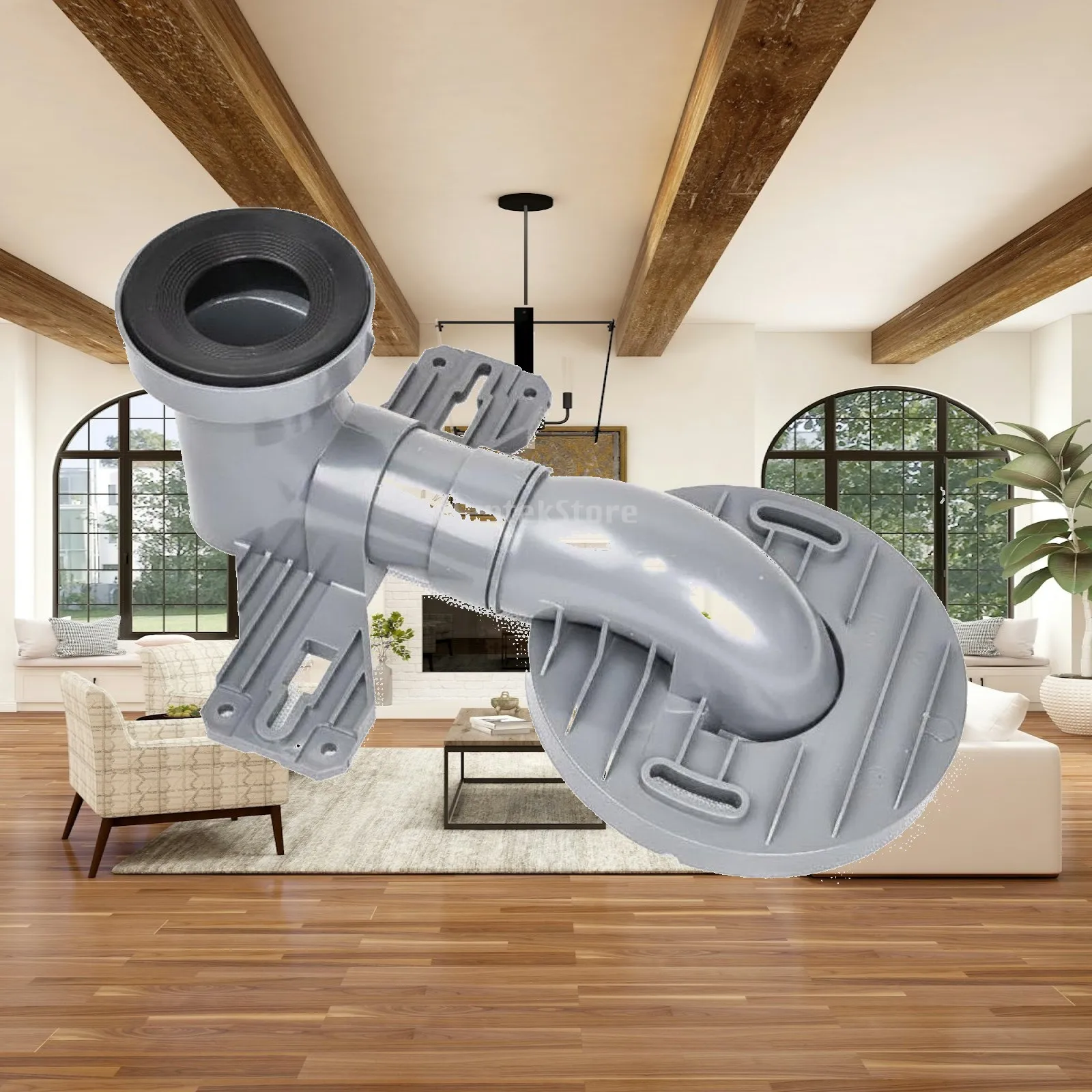 Toilet Shifter No Digging Required Toilet Drain Offset Adapter Easy to Install Waste Pipe Shifter for Homeowners, Restroom