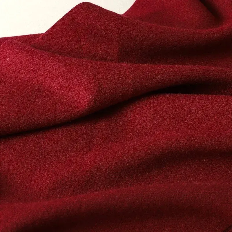 62 farbe Solide Frauen Winter Schal Warm Verdicken Kaschmir Schal Outdoor-Mode Luxus Quasten Pashmina Dame Wrap Winddicht Schals – Detail 3