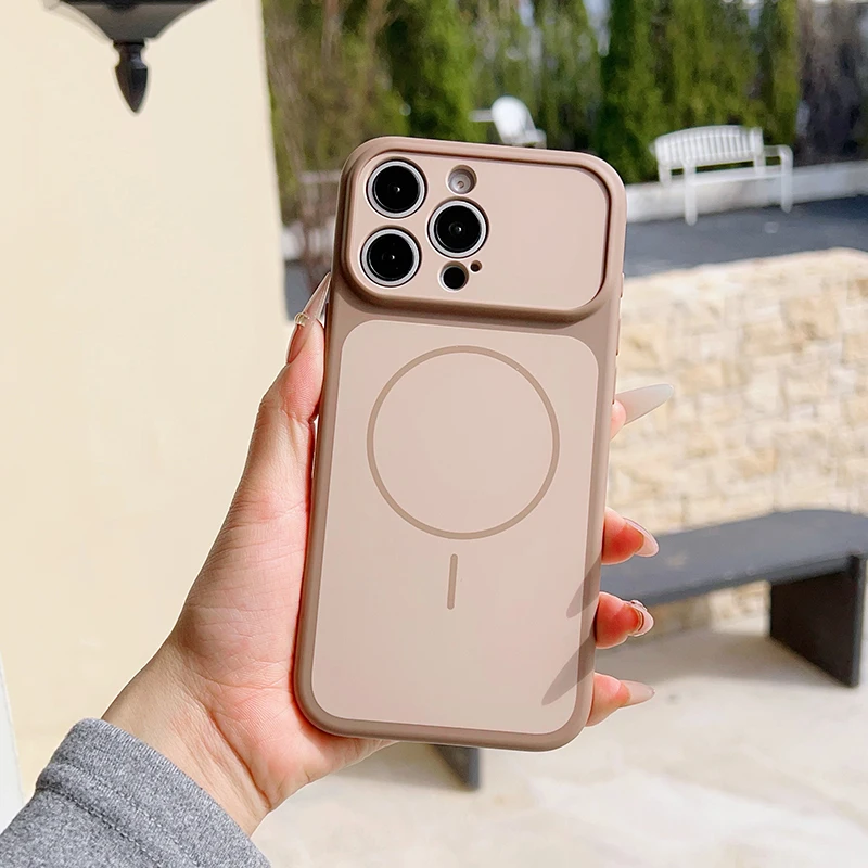 Portable And Minimalist Wireless Charging Phone Case For IPhone 17 Pro Max 13 14 15 16 Anti Drop And Shock-Absorbing Protective view 3