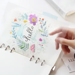 A5 A6 Watercolor Separator Paper Index Page Classification Separator Page Notebook Loose-leaf Book Partition Accessories