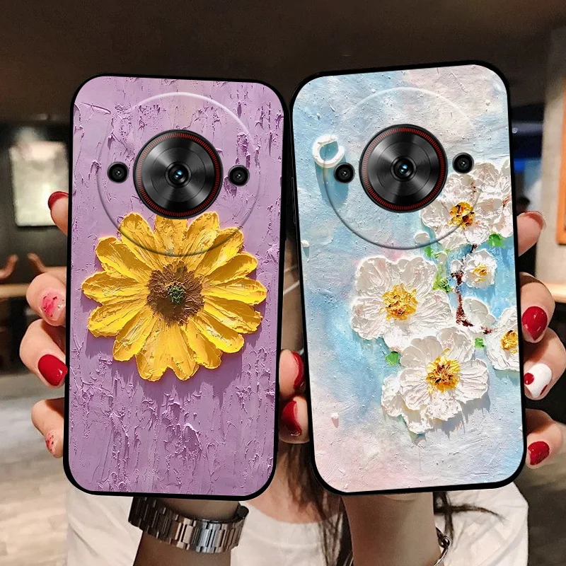 For ZTE Nubia Focus 5G Case Fashion Soft Silicone Back Cases for ZTE Blade A75 A 75 5G Phone Cover BladeA75 5G etui Fundas Cute