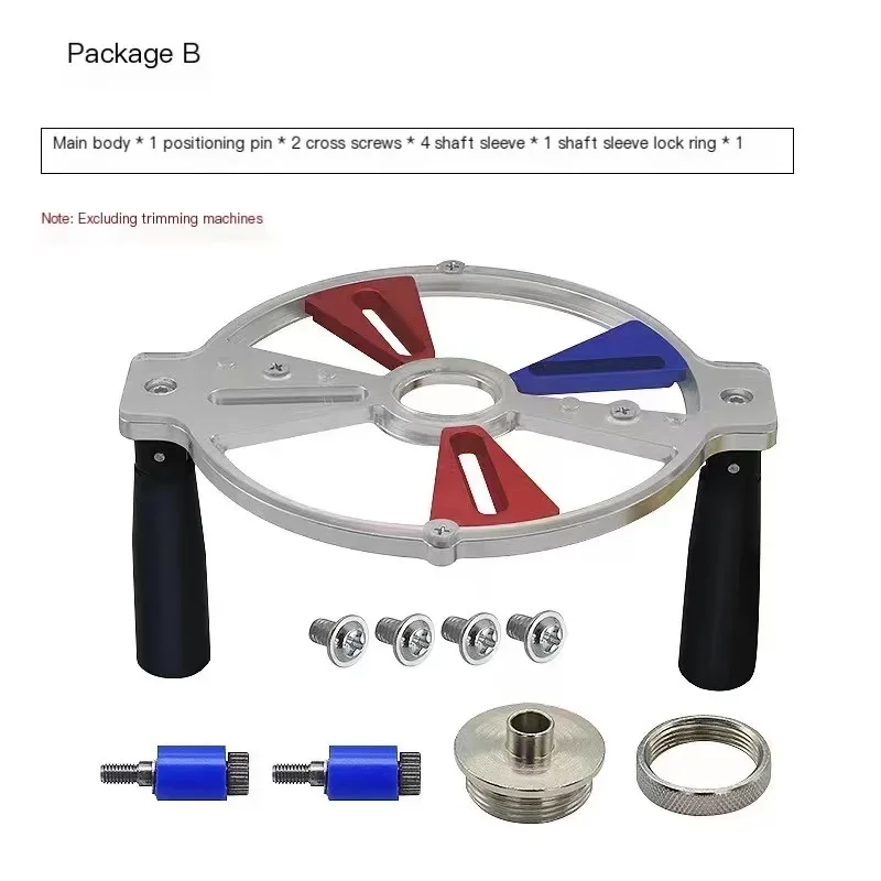 

Woodworking Tool Routing Jig Frame Trimming Machine Milling Groove Engraving Guide Rail Adjustable Auxiliary Rail Bracket