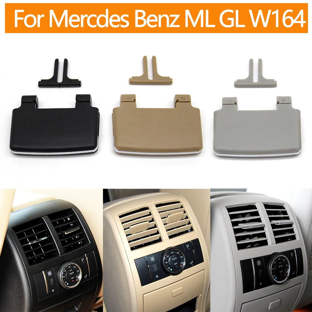 Rear Seat Air Conditioner AC Vent Grille Tab Outlet Silder Clip Repair Kit For Mercedes Benz W164 X164 ML GL