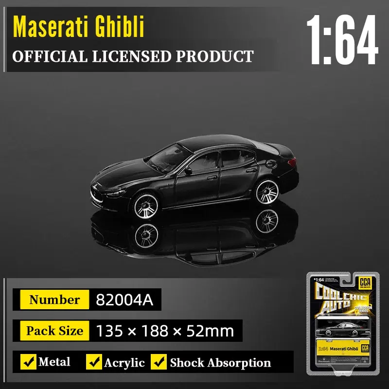 

1/64 Maserati Ghibli Car Model Diecast Perfect Addition to Your Scale Car Miniature Collection Kid Gift Toys