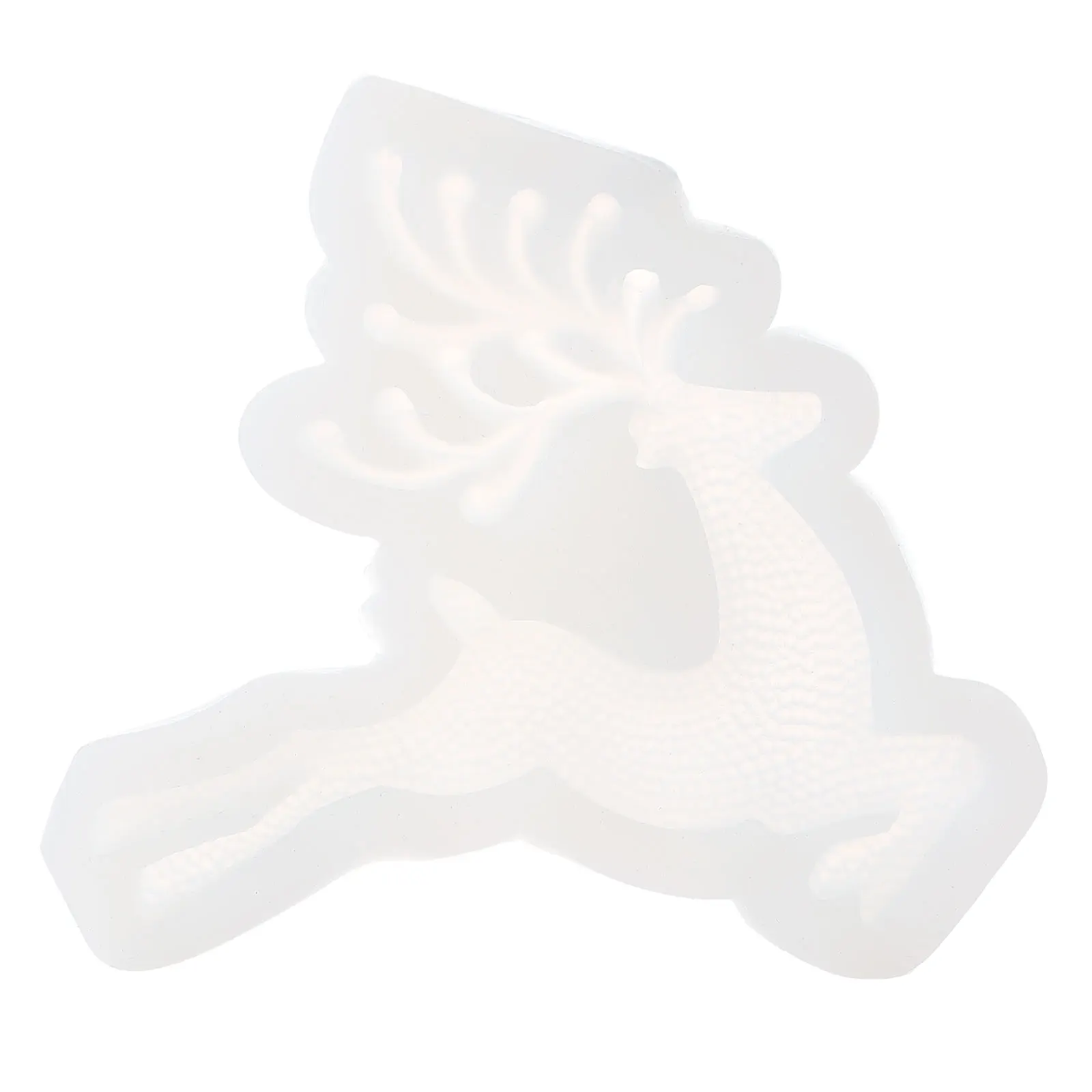 

1Pcs Elk Shape Silicone Mold Large Antler Design Christmas Decoration DIY Candy Making Mold for Home Sweets Craft