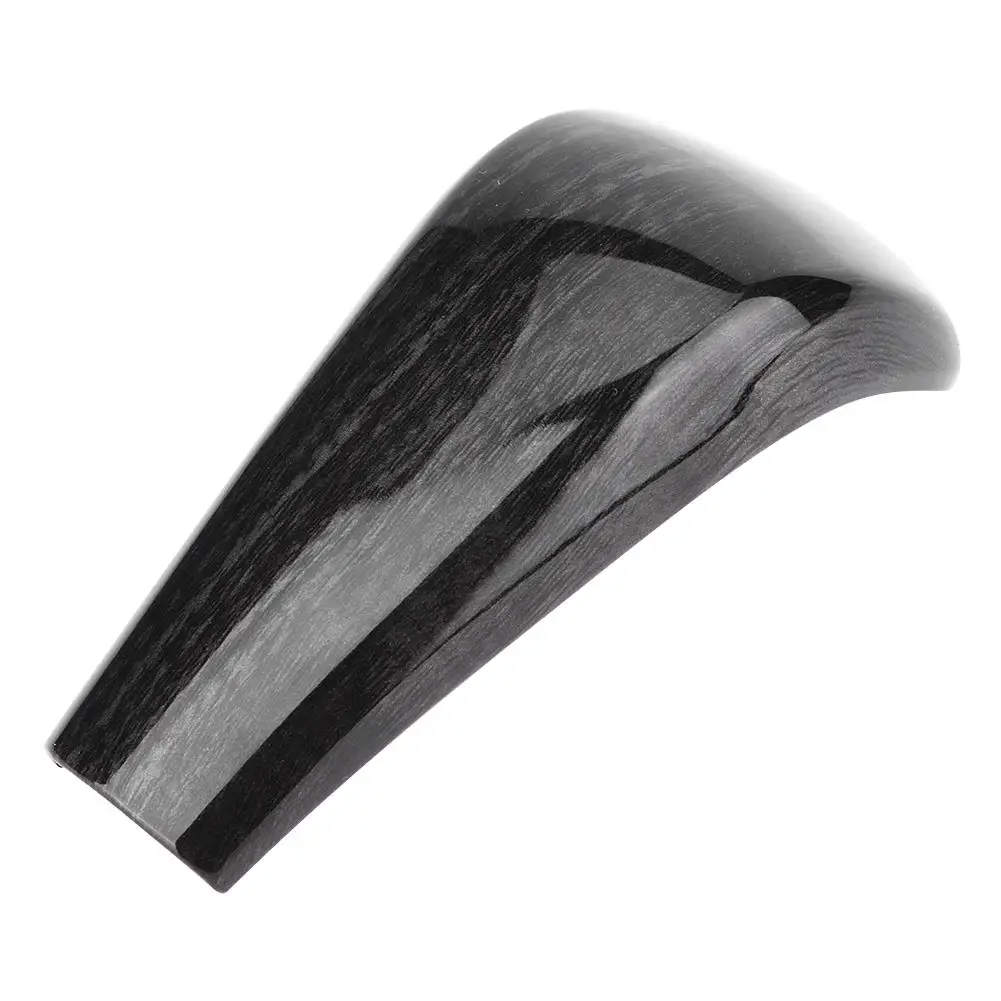 

For BMW 1 3 Series E90 E92 E93 E87 Black Wood Grain Shift Knob Cover Trim Car Gear Accessories