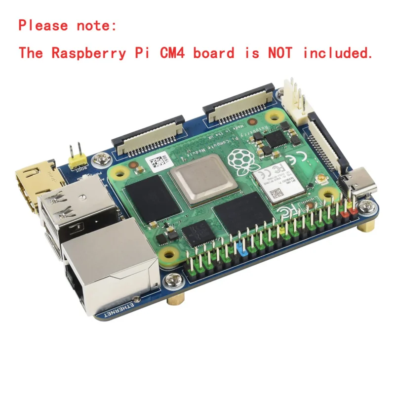 5V CM4 Expansion Board USB Ethernet HUB GDIO Kit For RPI Rampberry Pi Compute Module 4 Lite 4GB 8GB