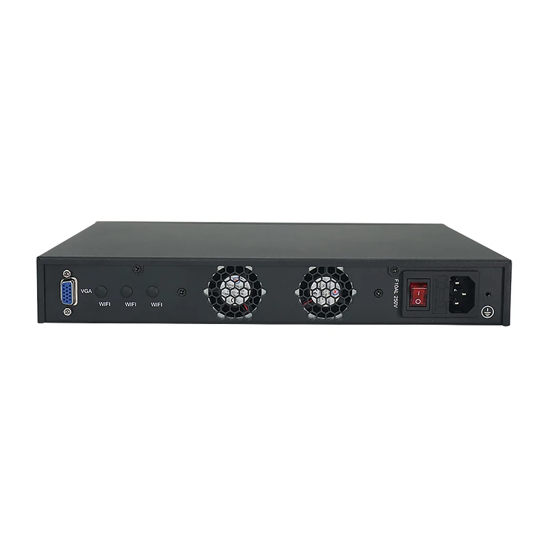 BKHD Rack-mounted Desktop Firewall 6x2.5GE Compatible Pfsense MikrotikOS Inside Celeron J4125 4GB RAM 128GB SSD