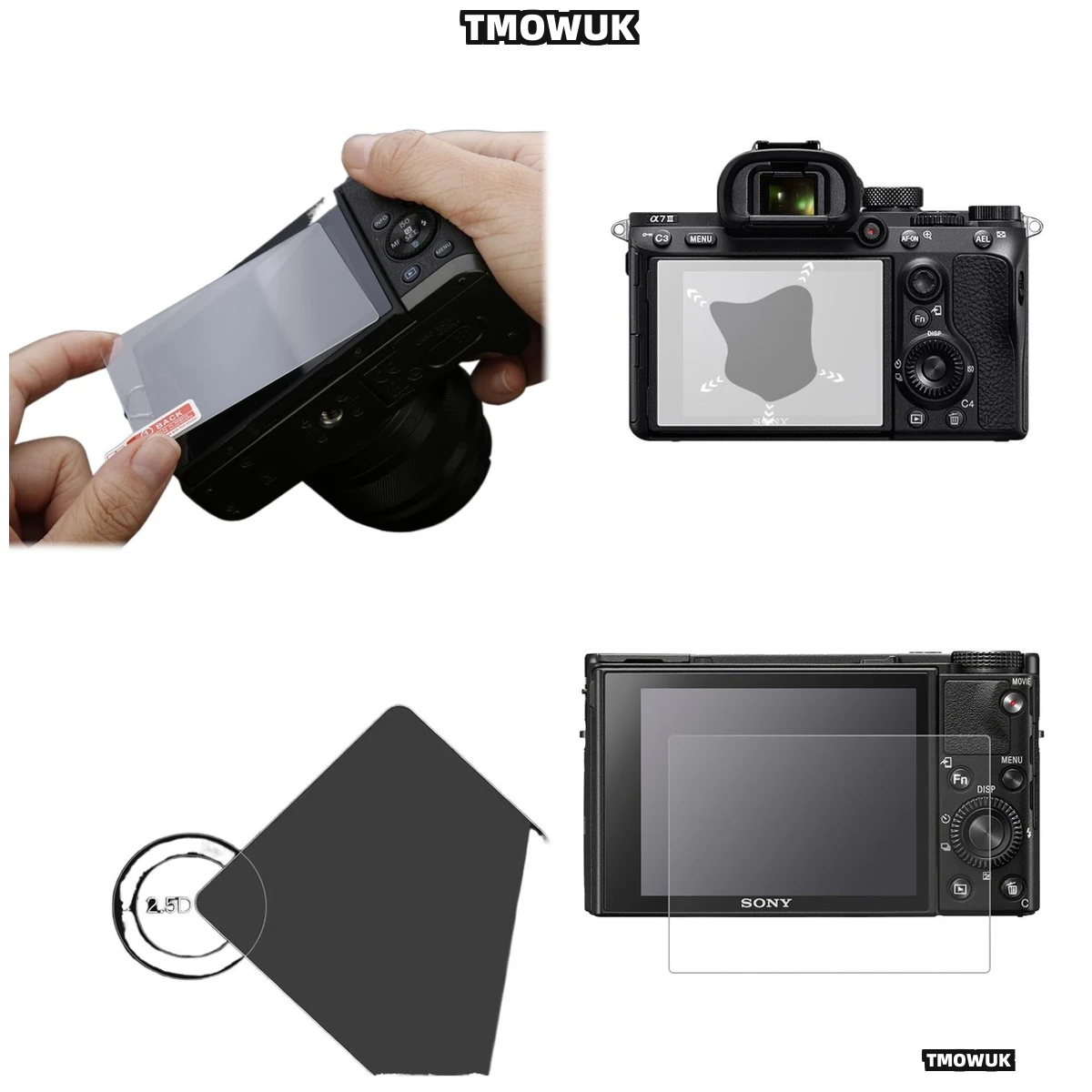 

For RX100M2 RX100M3 RX100M4 RX100M5 RX100M7 RX1 Tempered Glass Film 9H Hardness LCD Protector