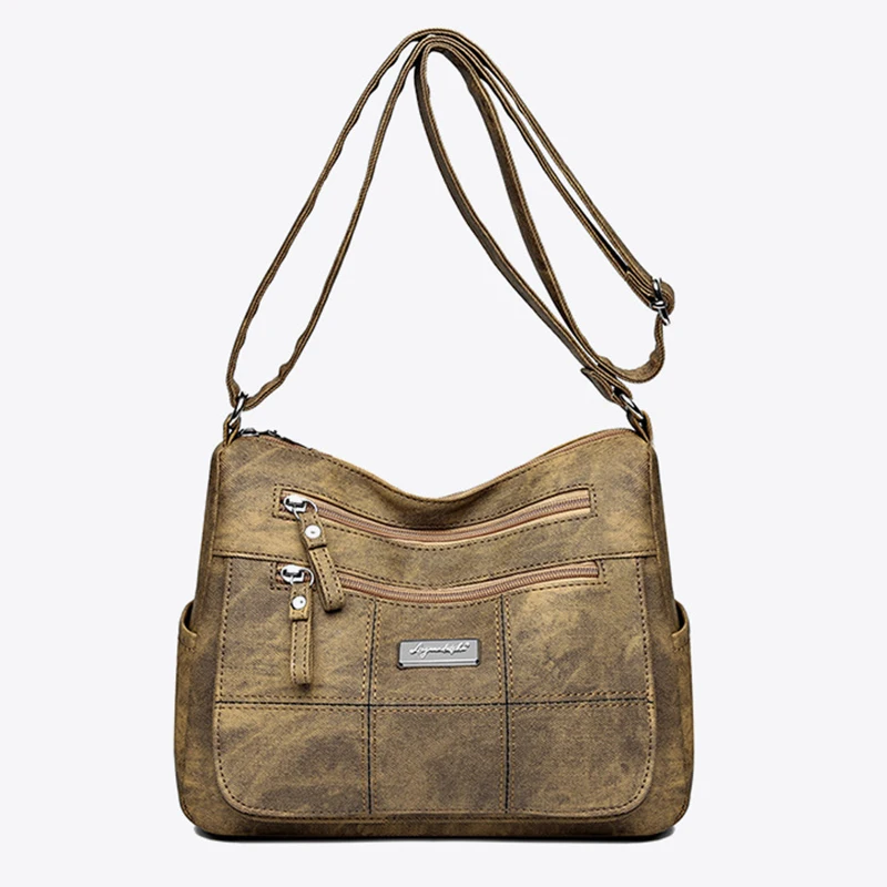 Damen Canvas Umhängetasche Mode Multifunktionale Outdoor Umhängetasche Damen Pendler Große Kapazität Umhängetasche Umhängetasche – Detail 31