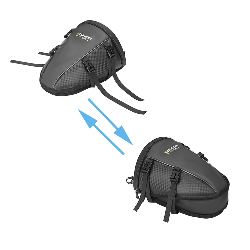 حقيبة ظهر للدراجات النارية ذات سعة كبيرة حقيبة ذيل الدراجة النارية مقاومة للماء حقيبة دراجة نارية خلفية لحقيبة راكبي الدراجات النارية الكهربائية