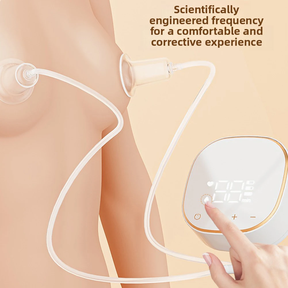 Electric Nipples Corrector For Flat Inverted Nipples Night Use Gentle Suction Portable Rechargeable Nipples Pump Set