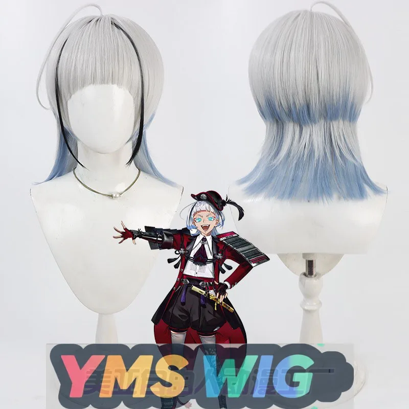 

【YMS WIG】Touken Ranbu Kuzuryu Masamune Косплей Парик Реалистичная кожа головы Двухцветный градиент