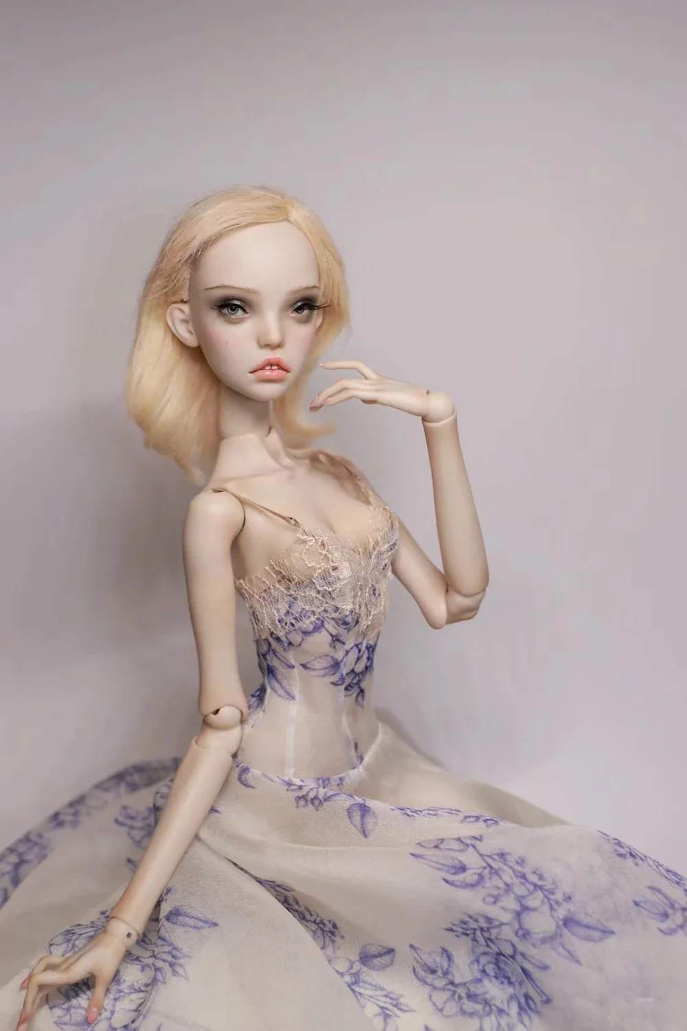 

New sd BJD doll 1/4 -Kuris Little Fat body girl Resin model joint doll Spot makeup give eyes free shipping