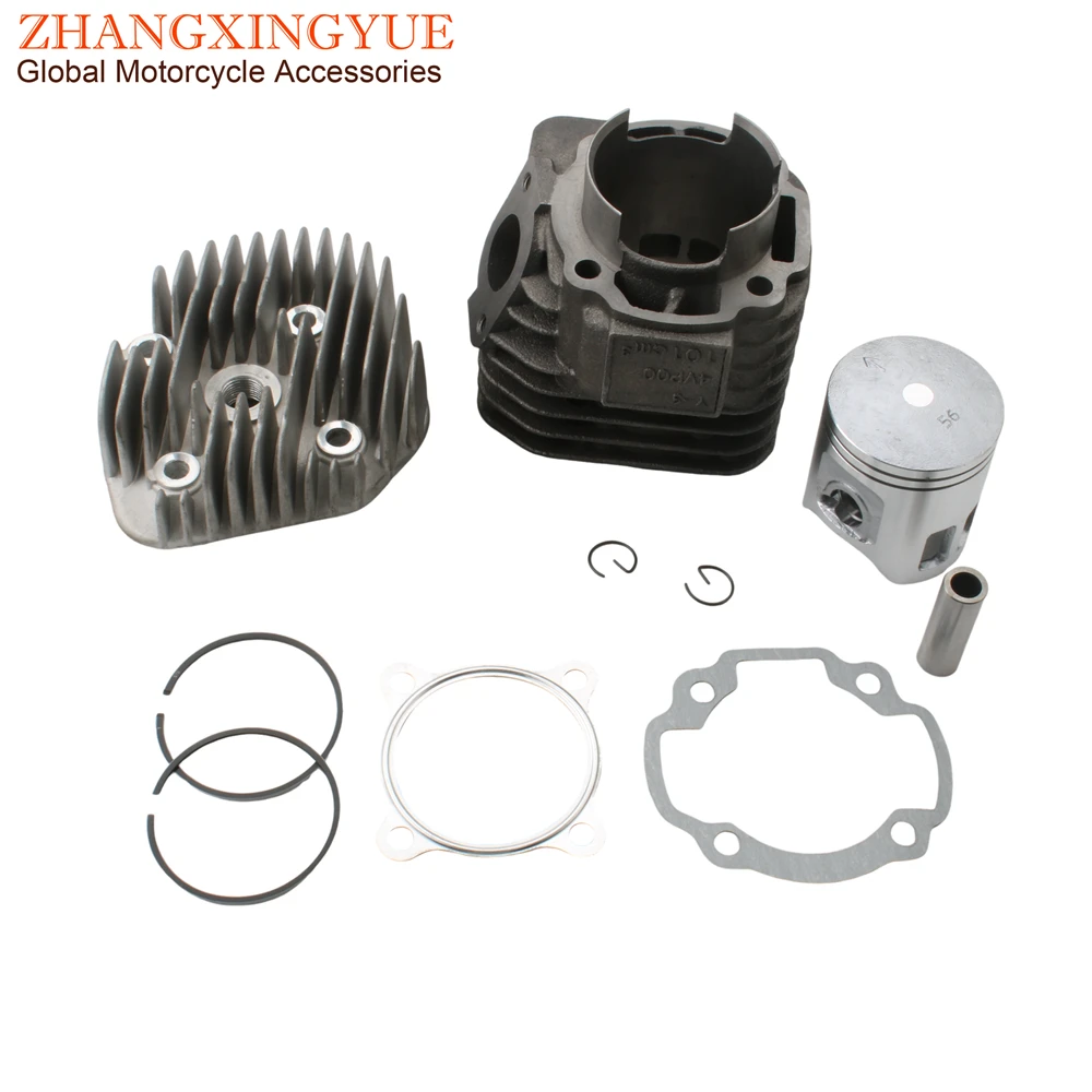 Zestaw cylindra Big Bore 56mm 128cc i wał korbowy Racing do MBK Booster 100 Nitro Ovetto 100cc 2T 4VP — zdjęcie 3