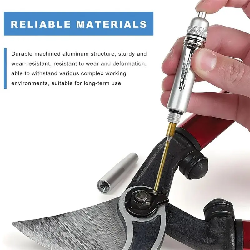 ABGH-Compact Oil Pen Featuring Pinpoint Tip& Pocket Clip, Portable For Hinge& Chain Lubricator Tool For Sewing