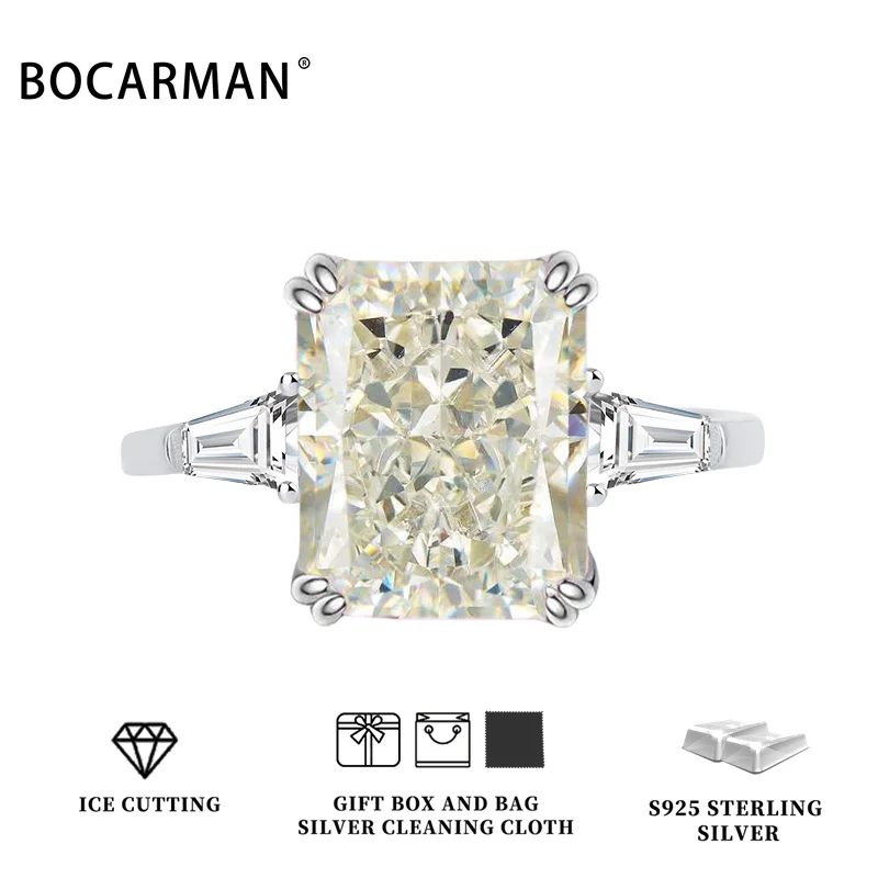Women's S925 Silver Zircon Wedding Band Ring