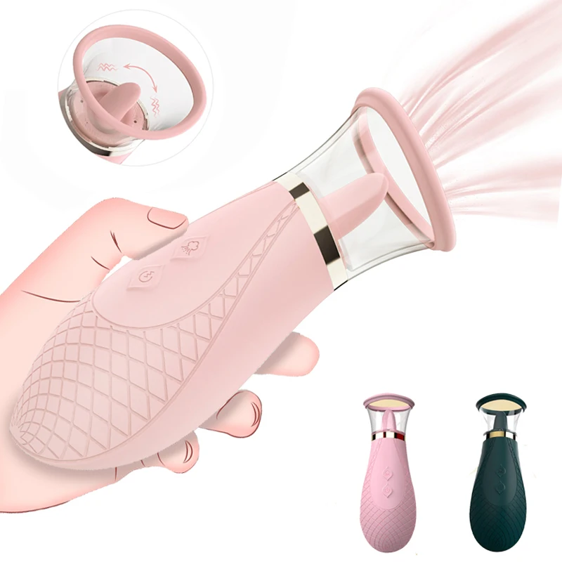 Clitoral Sucking Vibrator with 9 Lick and 3 Suction Mode Sex Toys for Women Quick Orgasm Clit Tongue Stimulator Nipples Massager