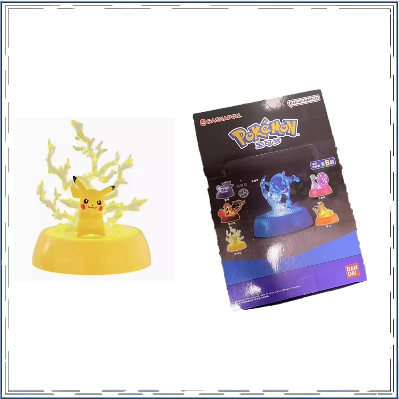 

Pokémon Blind Box Garage Kit Can Emit Light Trendy Play Cute Doll Fashion Ornament Action Figures Model Kids Toy